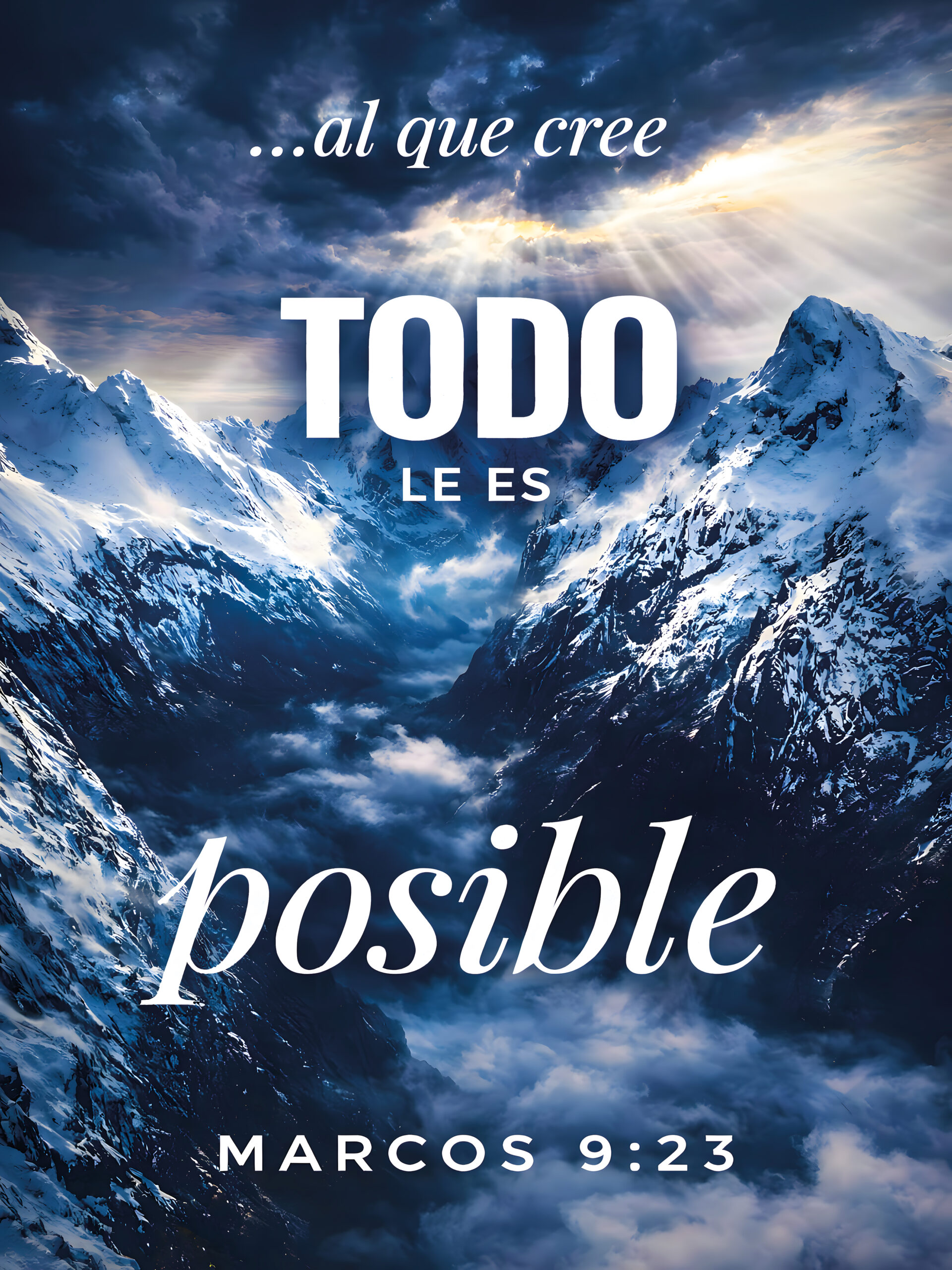 AL QUE CREE TODO LE ES POSIBLE