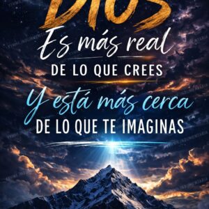 DIOS ES MAS REAL DE LO QUE CREES