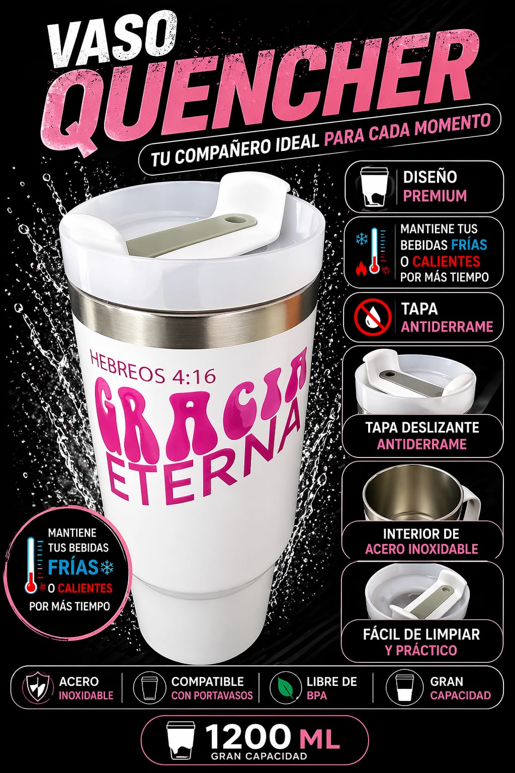 VASO QUENCHER 1200 ML