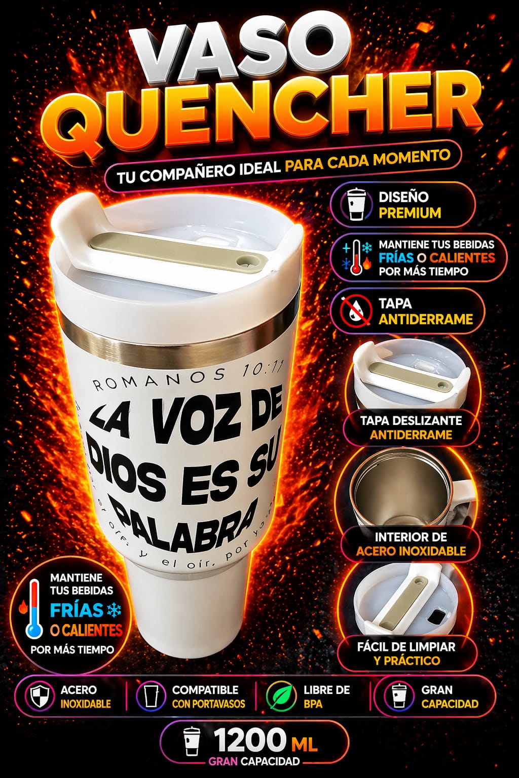 VASO QUENCHER 1200 ML