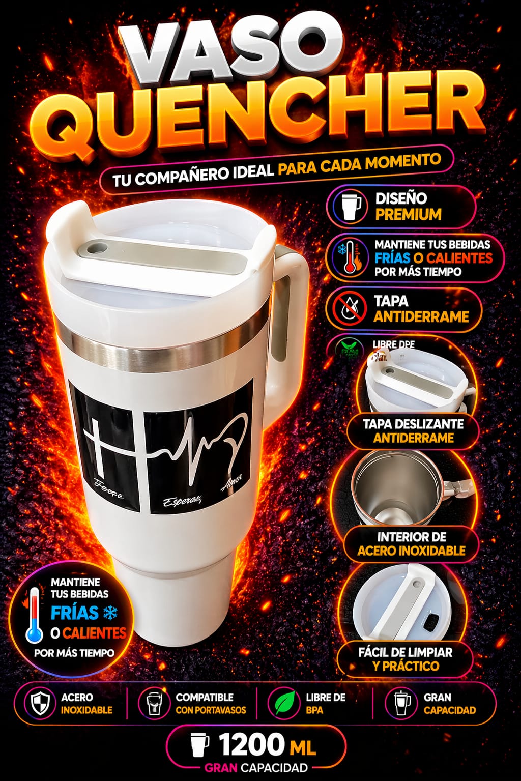 VASO QUENCHER 1200 ML