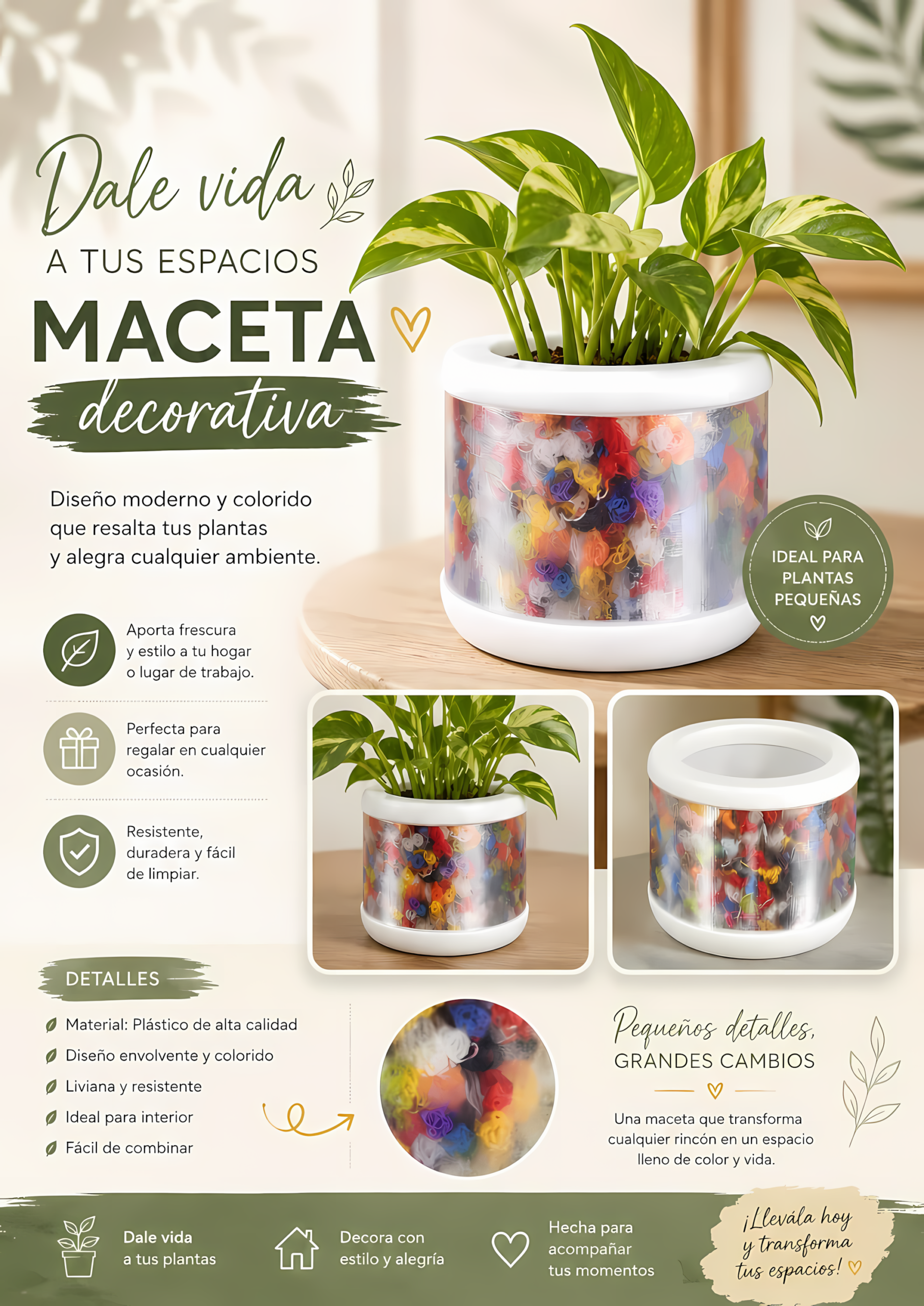 MACETA COLORES