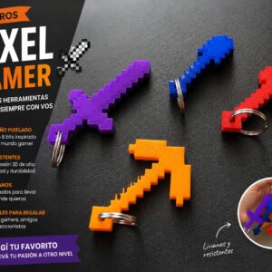 ART.02.VARIO. LLAVEROS MINECRAFT