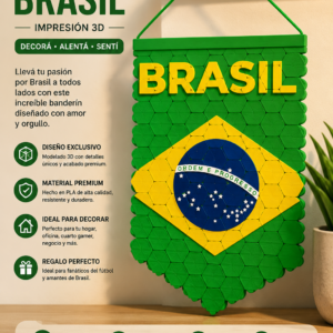 ART.05.DECORACION BANDERIN BRASIL (21 CM)