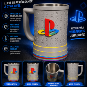 ART. 01. VASO GAMER PLAYSTATIONS