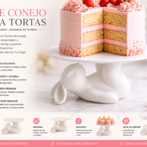 ART.05.DECORACION. BASE PARA TORTA CONEJO (4 MEDIDAS DISTINTAS)