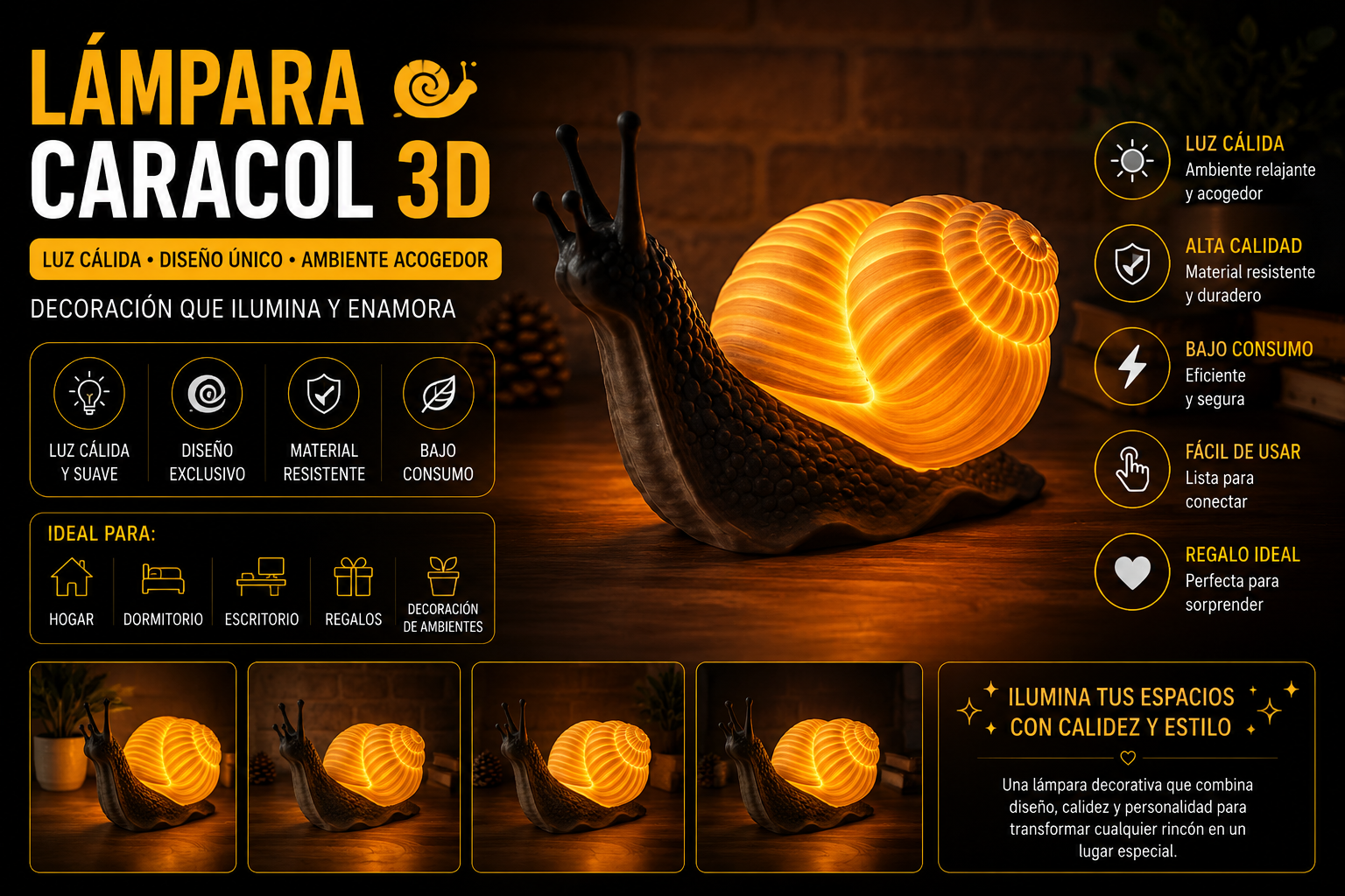ART.05.VELADOR CARACOL