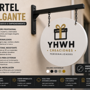 ART.13.DECORACION CARTEL COLGANTE