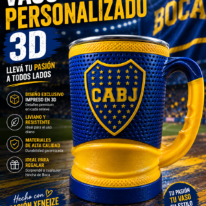 ART.O3. VASO ESTILO CAMISETA BOCA