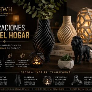 DECORACIÓNES Y ACCESORIOS PARA EL HOGAR