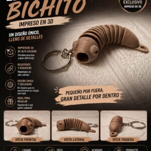 ART.05.LLAVERO.BICHITO ORUGA