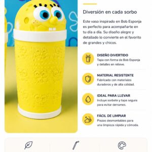 ART.18.VASO ANIMADO BOB ESPONJA
