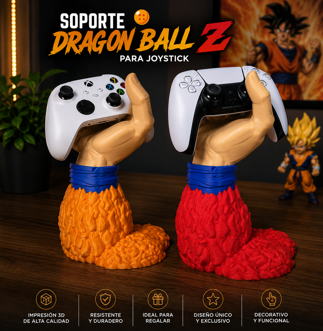 ART.03.SOPORTE JOYSTICK DRAGON BALL Z
