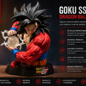 ART.05.PERSONAJE GOKU SSJ4 (33 CM)