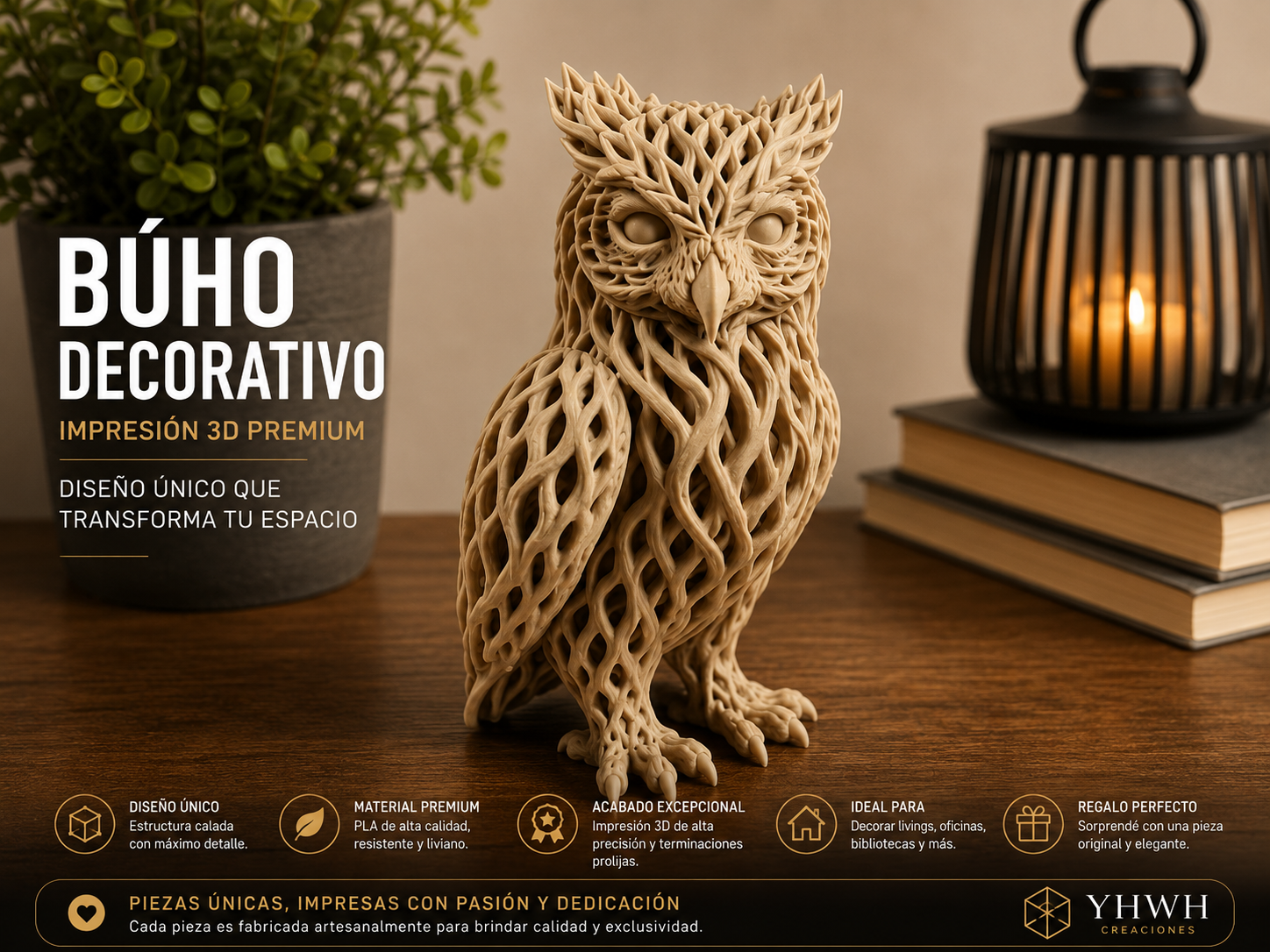 ART.15.ANIMALES BÚHO (10 CM)