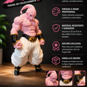 ART.14.PERSONAJE MAJIN BUU MUSCULOSO (25 CM)