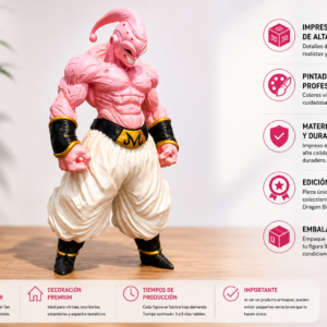 ART.16.PERSONAJE MAJIN BUU MUSCULOSO (62 CM)