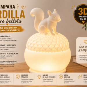 ART.14.LAMPARA ARDILLA (16 CM)