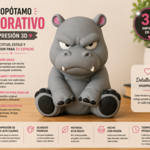 ART.17.ANIMALES HIPOPÓTAMO (10 CM)