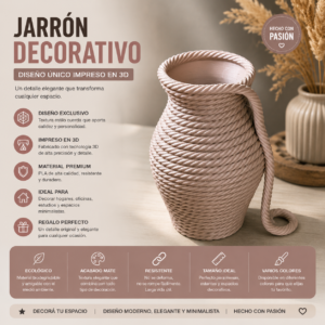 ART.14.DECORACIÓN JARRON SOGA