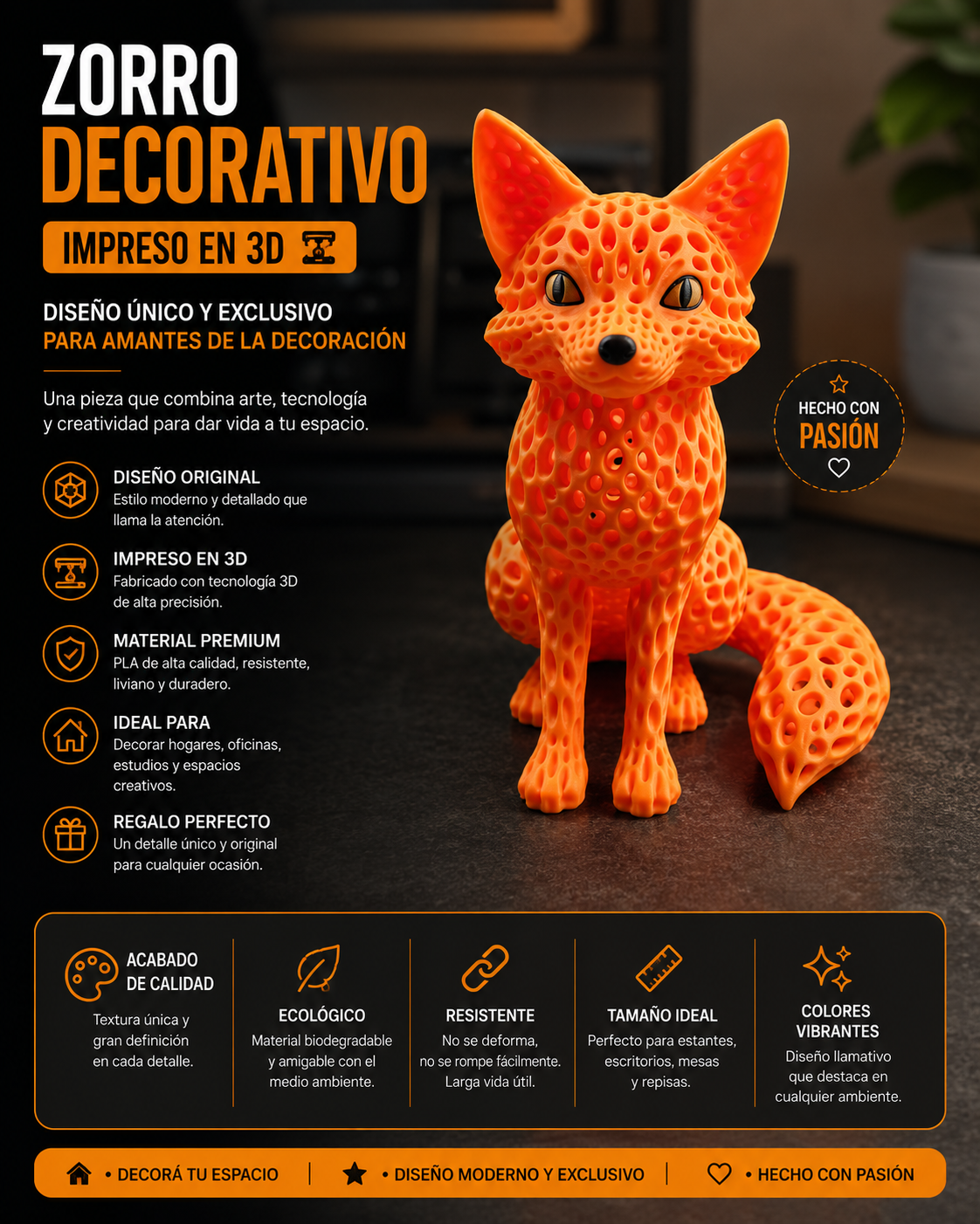 ART.05.ANIMALES ZORRO (20 CM)