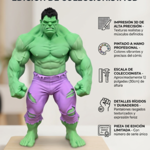 ART.07.PERSONAJES HULK (24 CM)
