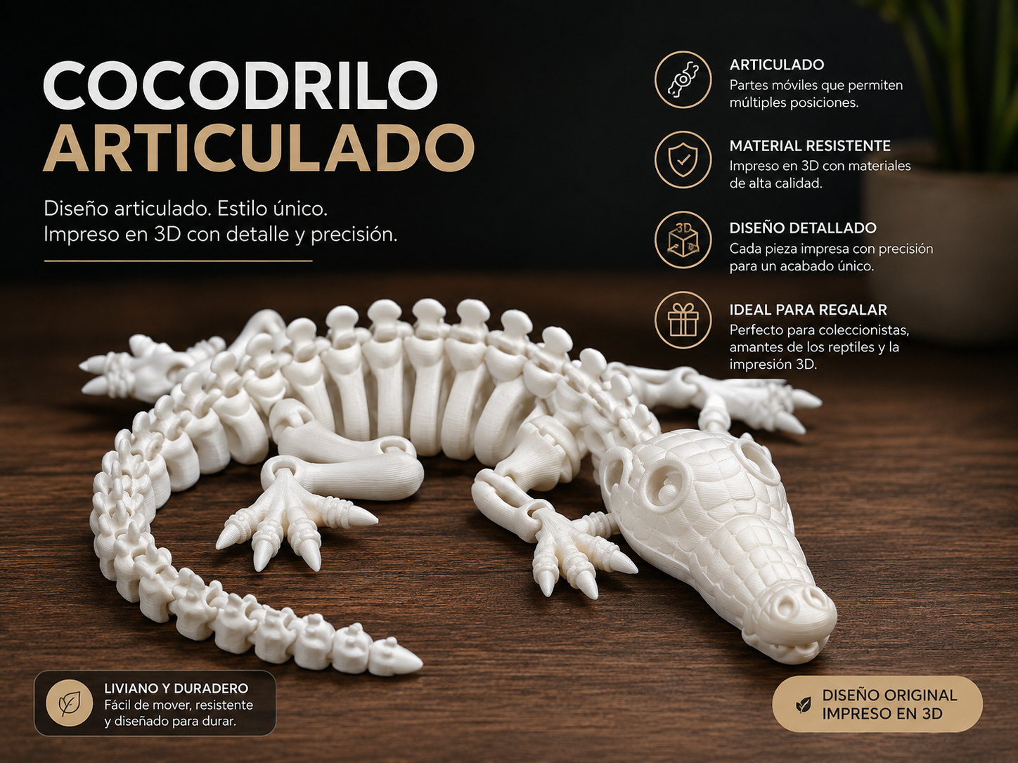 ART.20.ANIMALES COCODRILO ARTICULADO
