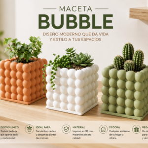 ART.07.MACETERO BUBBLE (10 CM ALTO)