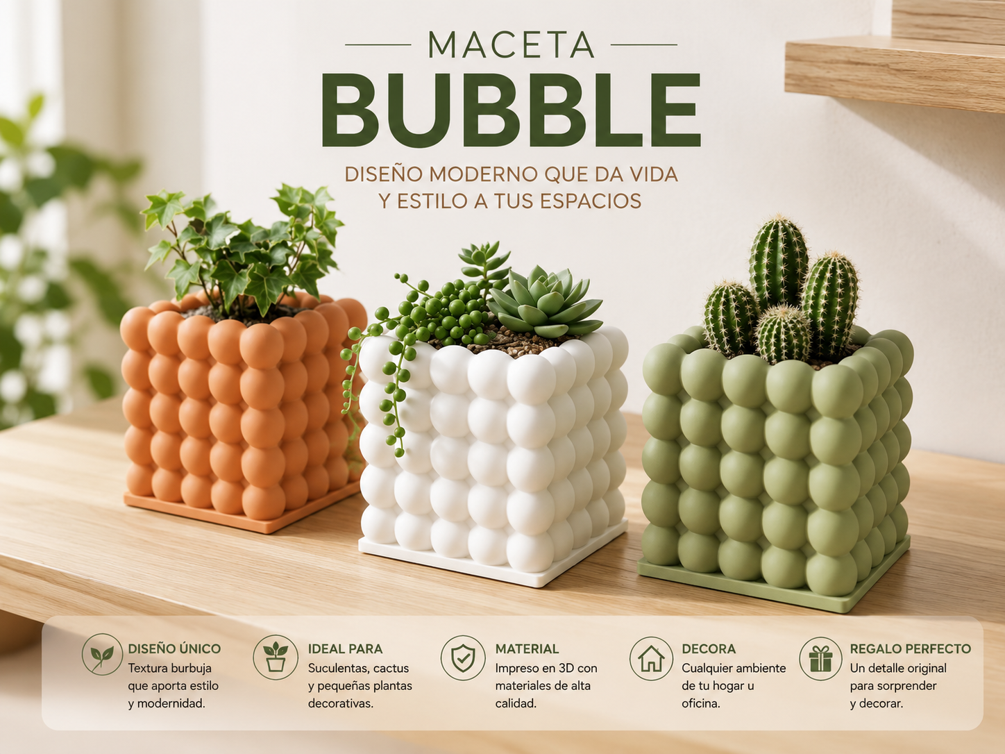 ART.07.MACETERO BUBBLE (10 CM ALTO)