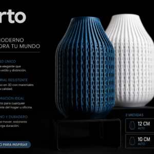 ART.22.DECORACION JARRON PORTO VASE (2 MEDIDAS)