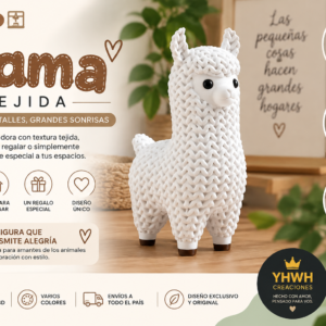 ART.01.TEJIDO ANIMAL LLAMA (9 cm)