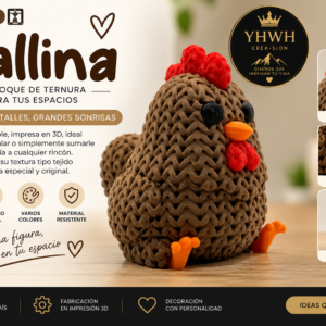 ART.02.TEJIDO ANIMAL GALLINA (6 cm)