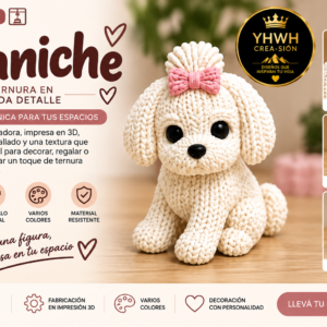 ART.09.TEJIDO ANIMAL CANICHE (5 cm)