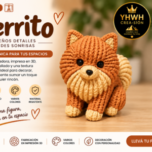 ART.11.TEJIDOS ANIMALES PERRITO (6 cm)